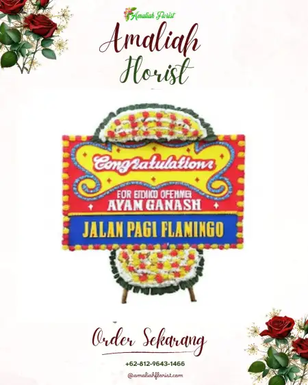 Sewa Papan Bunga Teba Liyokh